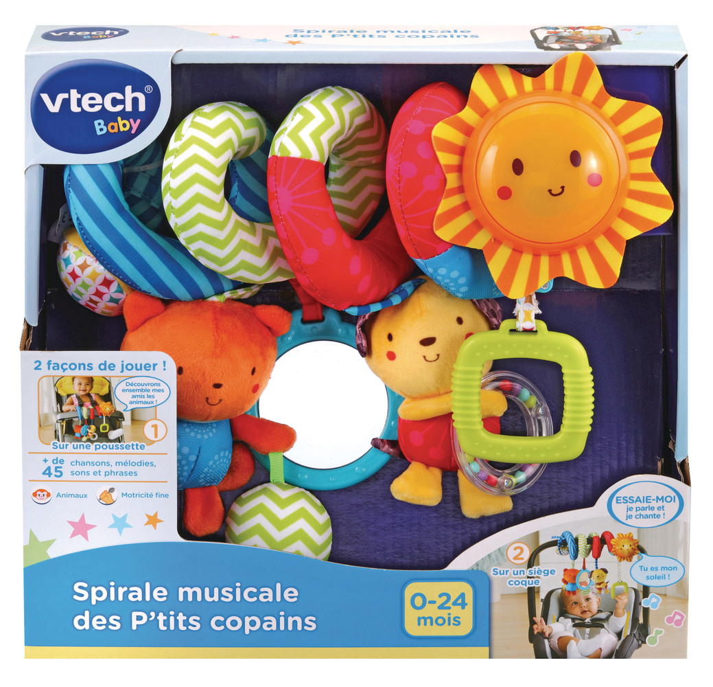 Spirale musicale des P tits Copains jouet poussette et si ge